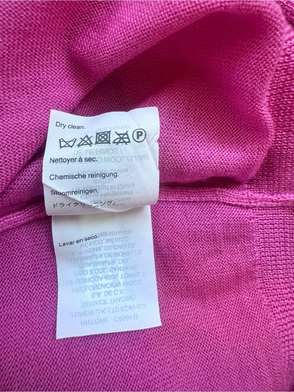 NEW-J. Crew Crewneck Sweater in Vibrant Fuchsia - Picture 8 of 8
